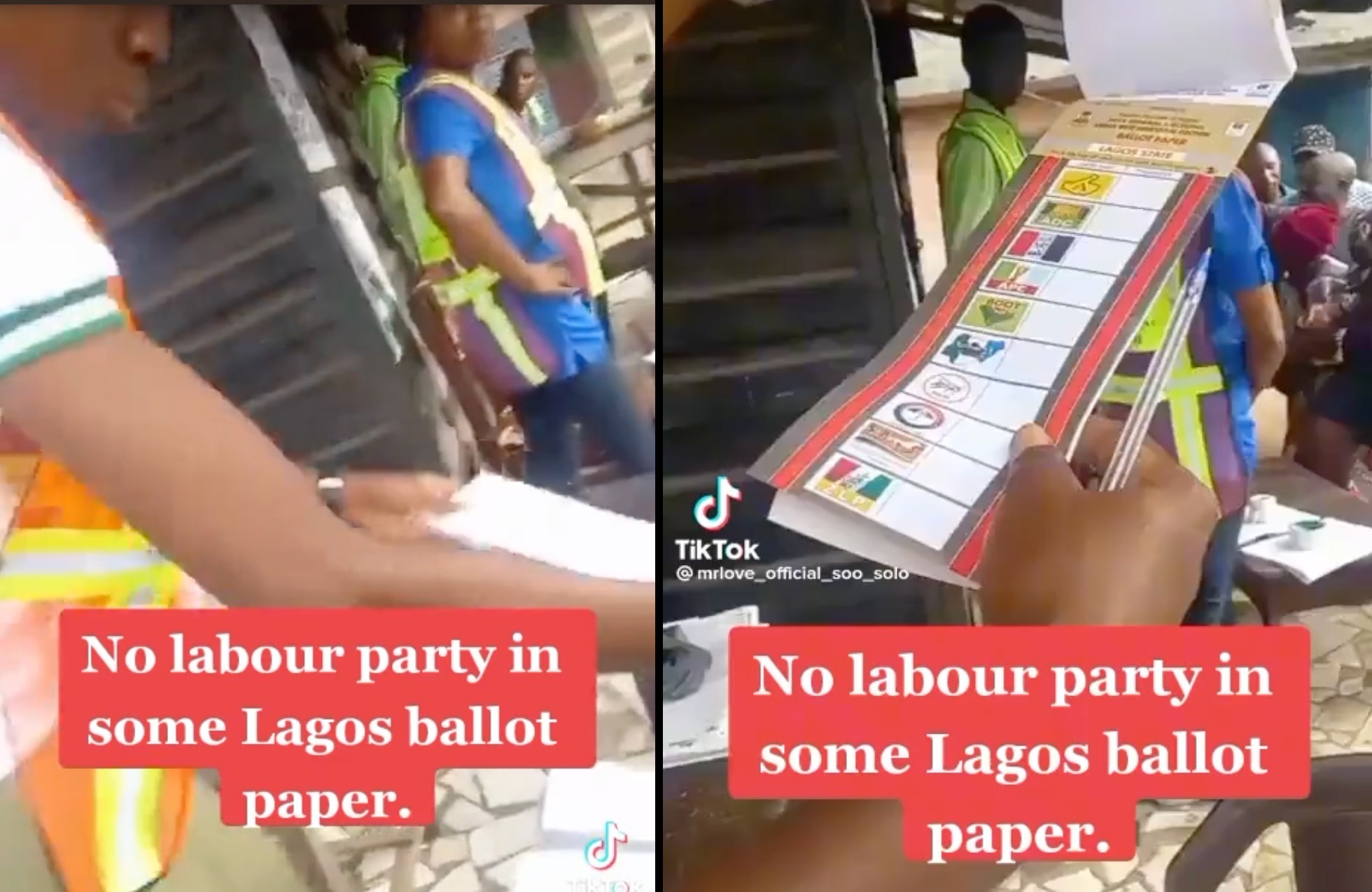 Why the Labour Party’s logo can't be found on some ballot papers in the ongoing Nigeria elections?