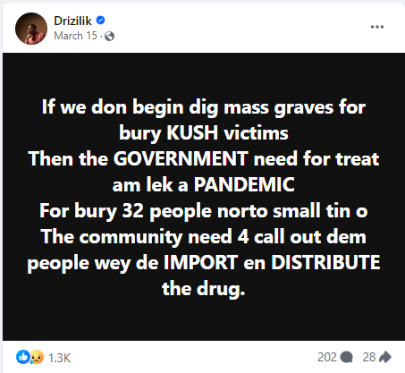 KUSH: Politics aside, Sierra Leoneans unite in tackling the drug epidemic