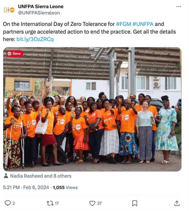 FGM in Sierra Leone: Pro-FGM activists leave little digital footprints
