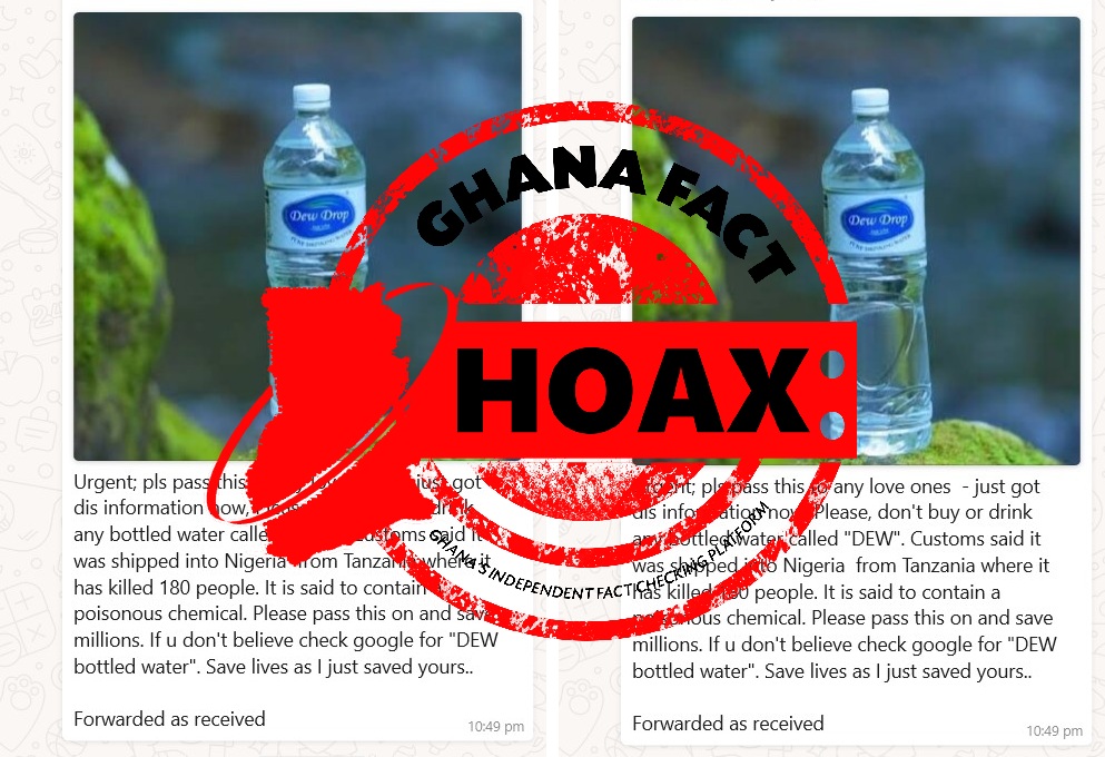 ‘Poisonous’ Dew bottled water: Anatomy of a 14-year-old cross-country hoax that refuses to die ‘Poisonous’ Dew bottled water: Anatomy of a 14-year-old cross-country hoax that refuses to die