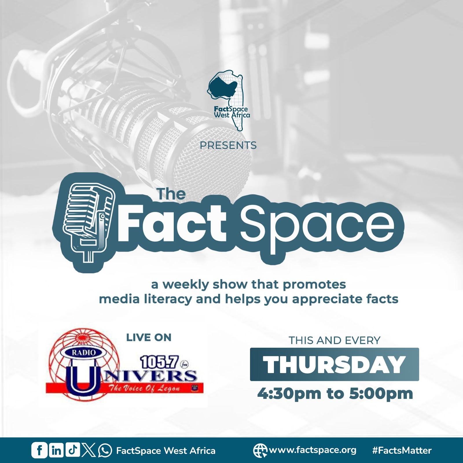 ‘The Fact Space’ - FactSpace West Africa starts weekly radio show ‘The Fact Space’ - FactSpace West Africa starts weekly radio show