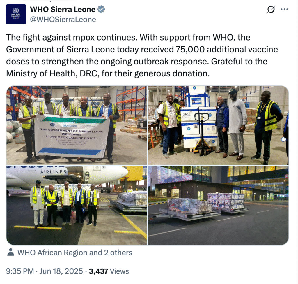 2025 Mpox vaccination footprints across West Africa - Here is all you need to know 