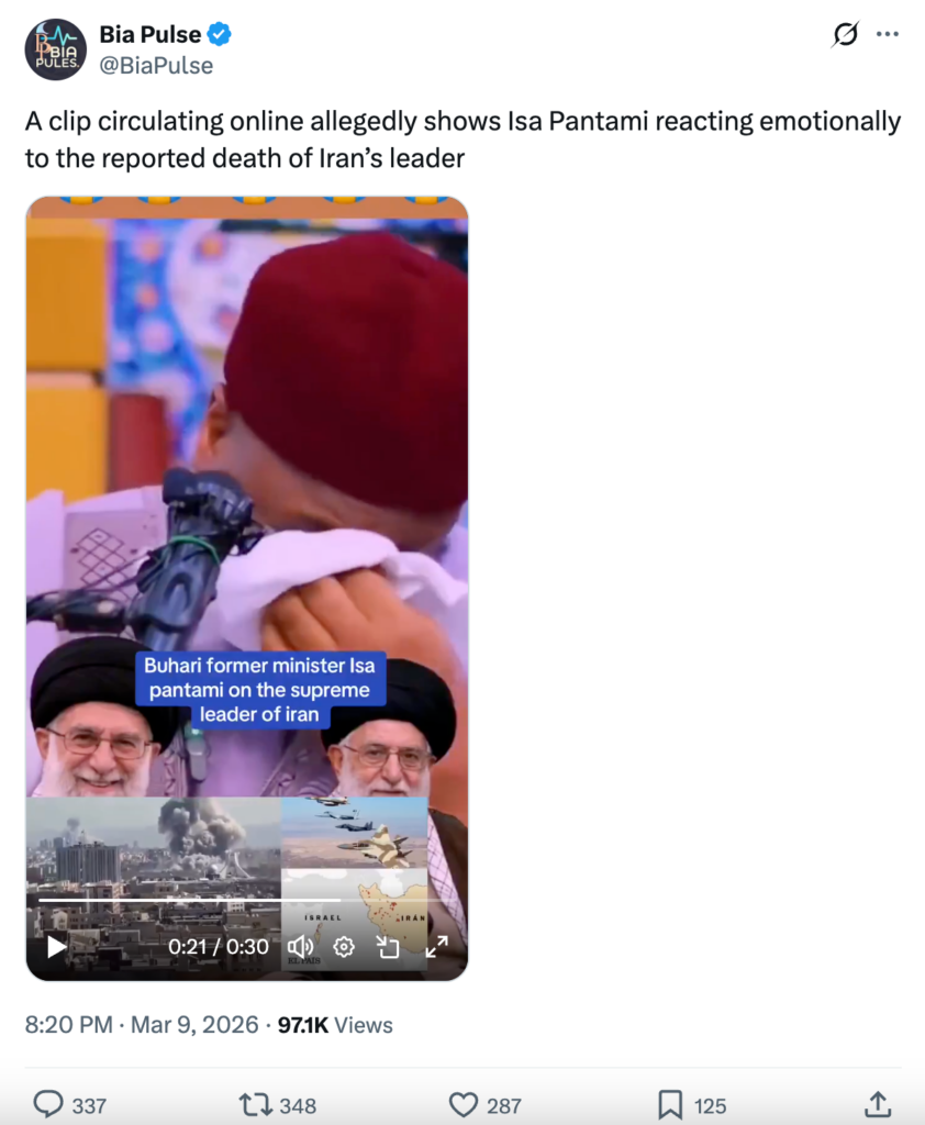 FACT-CHECK: Former Nigerian minister didn’t weep over Ayatollah’s killing, viral video is from 2023
