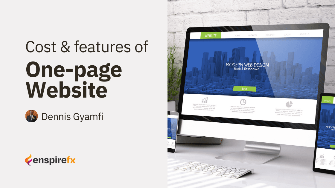 Cost of One-Page Website Design in Ghana Cost of One-Page Website Design in Ghana - Premium Web Design Company