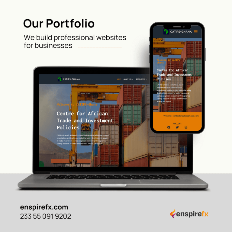 CATIPs Ghana – EnspireFX Websites Ltd CATIPS Ghana - Meilleure société de conception de sites Web
