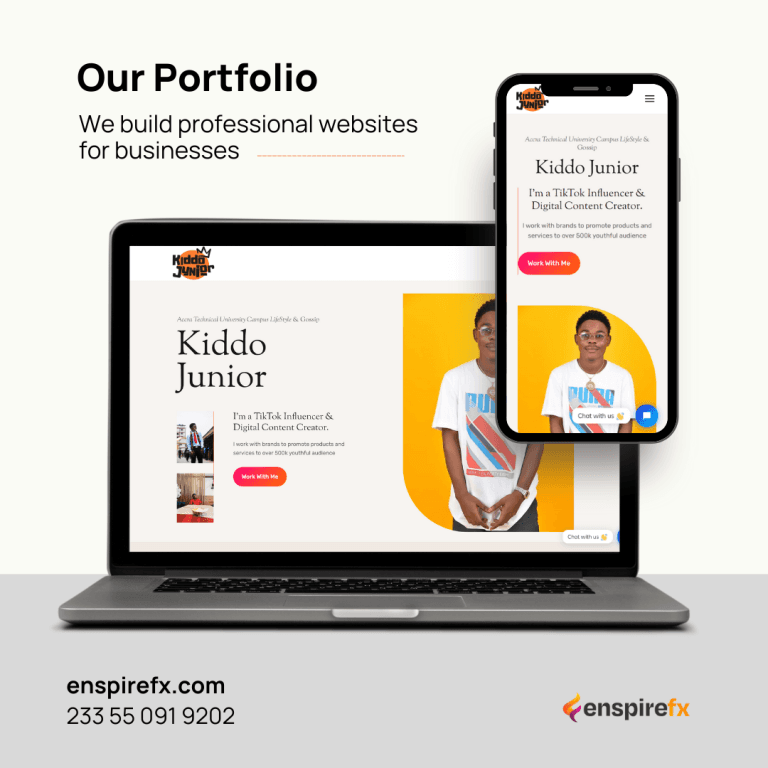 Kiddo junior - Web Design Company in Ghana
