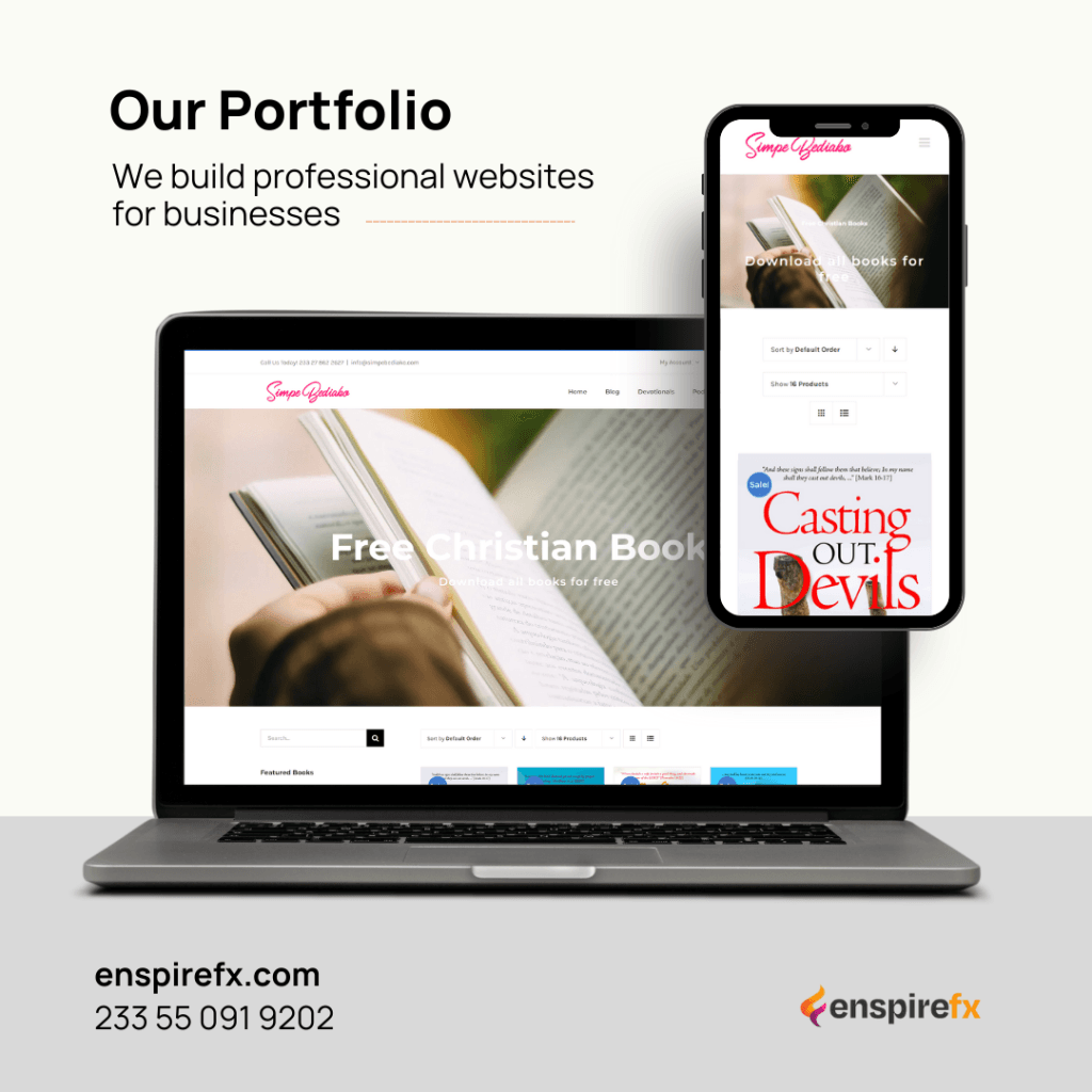Portfolios Bookshop Website Design - Best Web Design Company