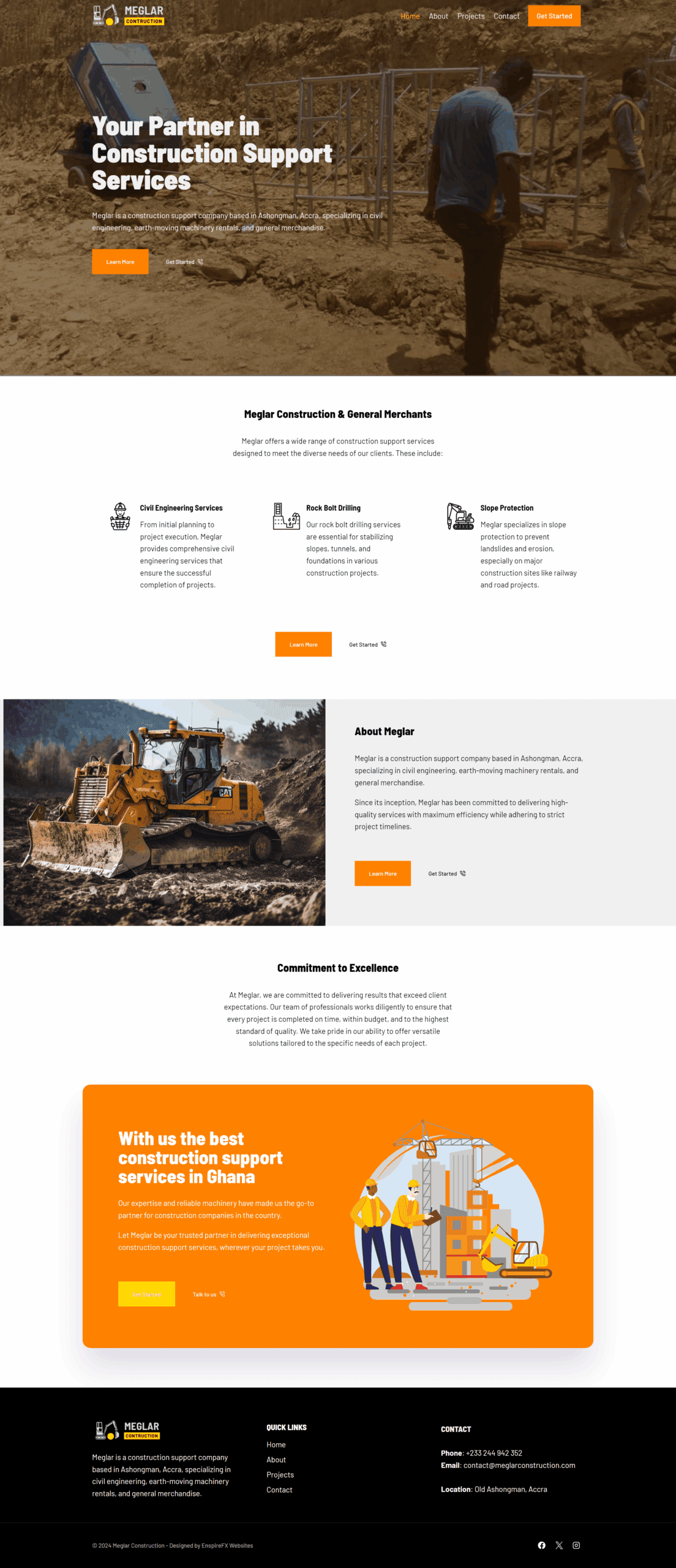 meglar construction - Best Web Design Company
