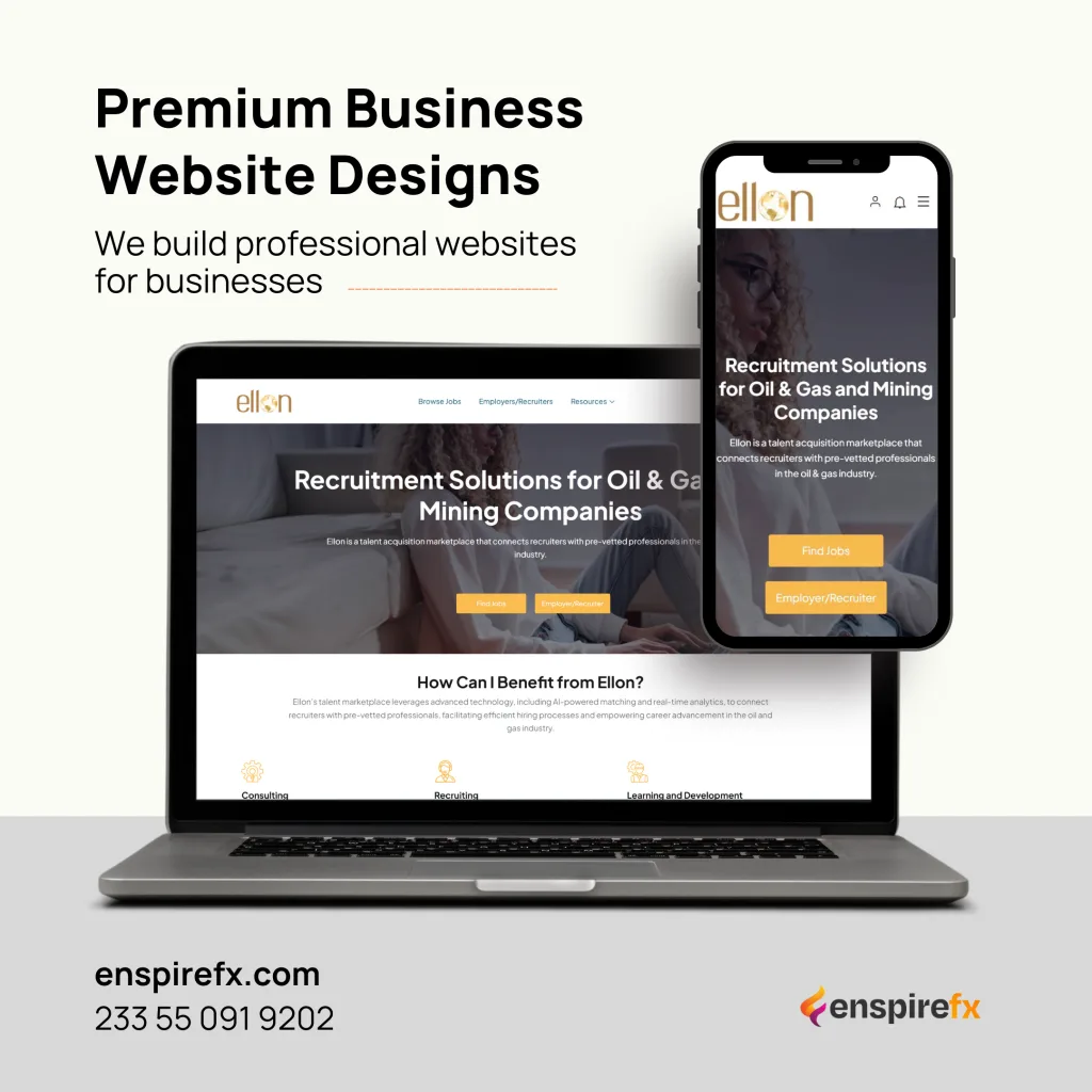ELLONANDCO - Concepteur de sites Internet au Ghana