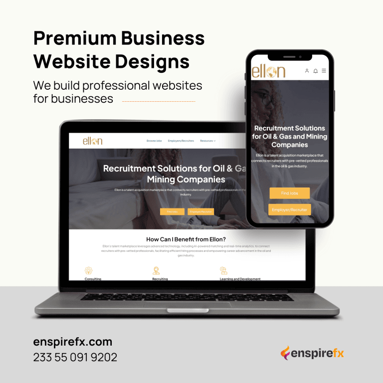 ELLONANDCO - Concepteur de sites Internet au Ghana