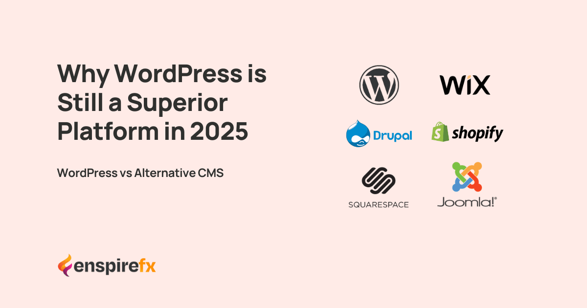 WordPress vs Alternative CMS: Here is Why WordPress is a Far Superior Platform Why WordPress is Still a Superior Platform in 2025 - Website Design Company