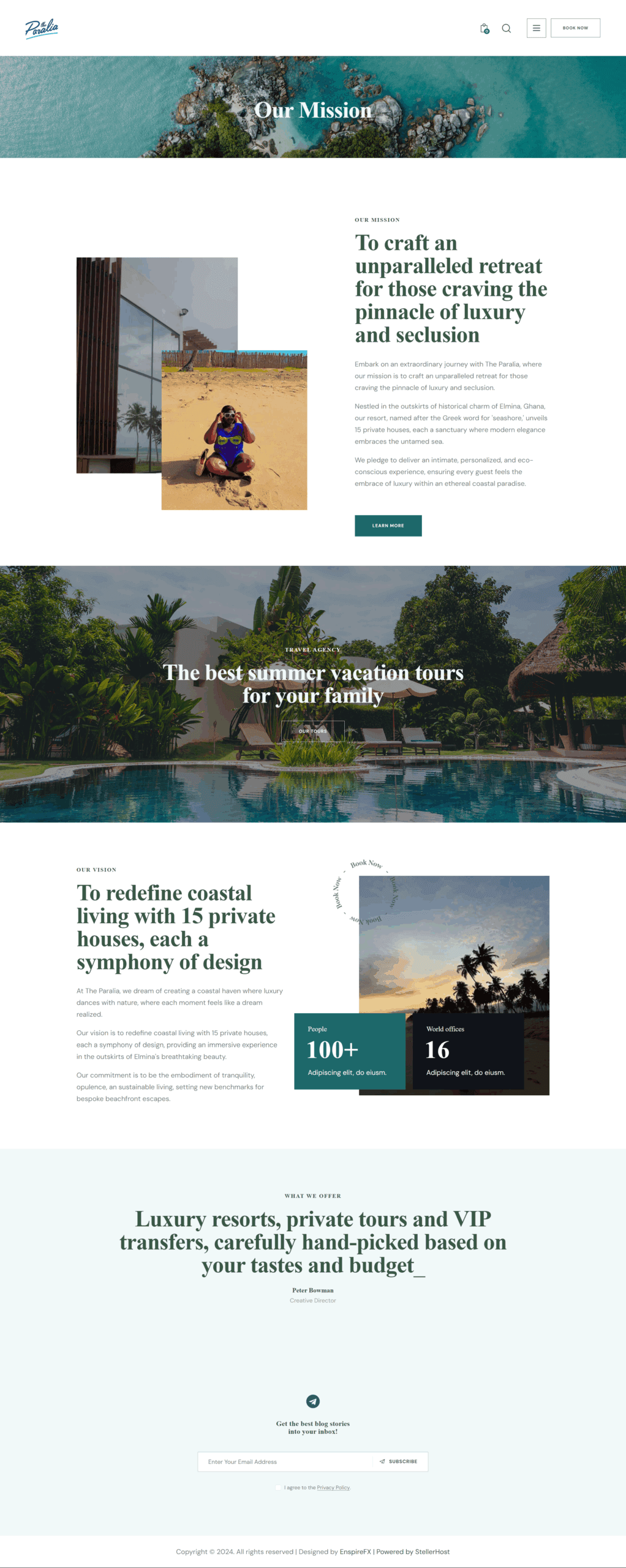 Hospitality Ecommerce Website