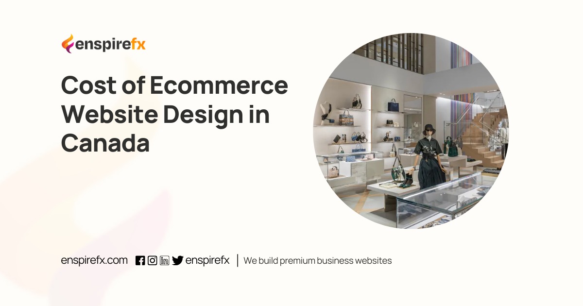 Cost of Ecommerce Website Design in Canada