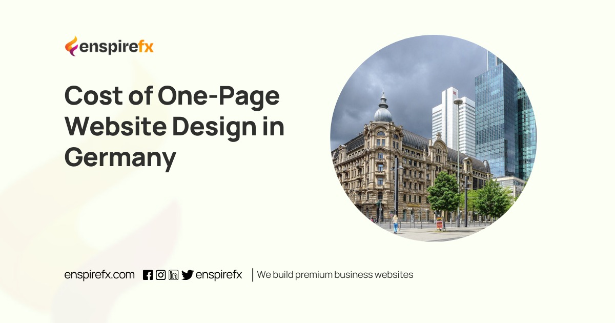 Cost of One-Page Website Design in Germany