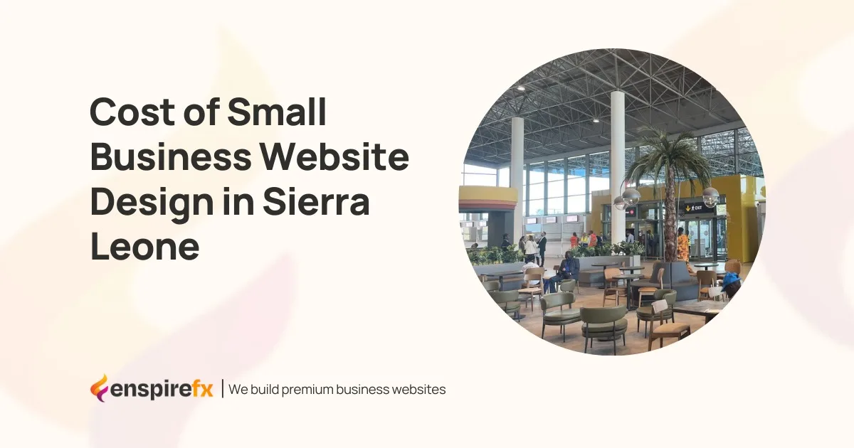 Cost of Small Business Website Design in Sierra Leone
