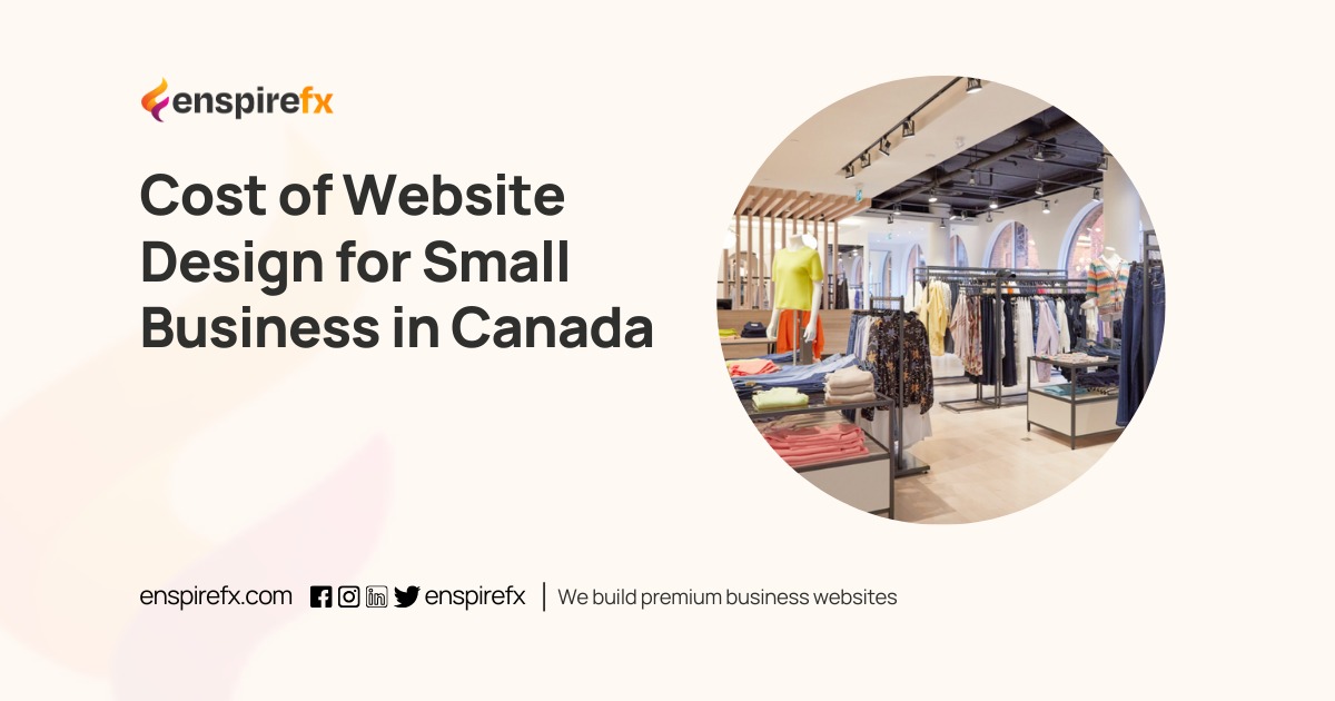 Cost of Website Design for Small Business in Canada