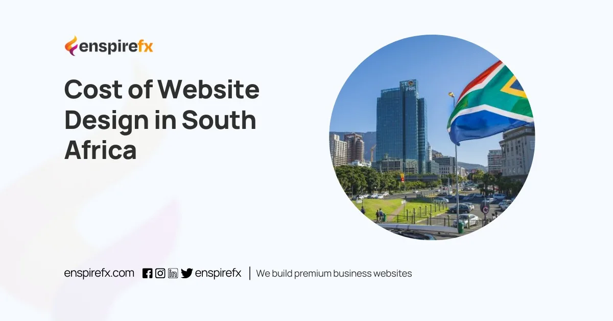 Coût de la conception d'un site web en Afrique du Sud Coût de la conception d'un site web en Afrique du Sud