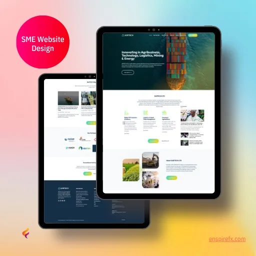 Logistics & Agribusiness Company Website Design