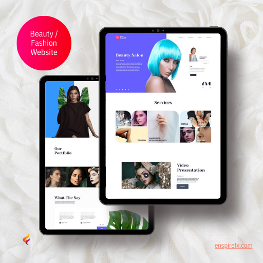 Beauty _ Fashion Website - Web Design in Ghana