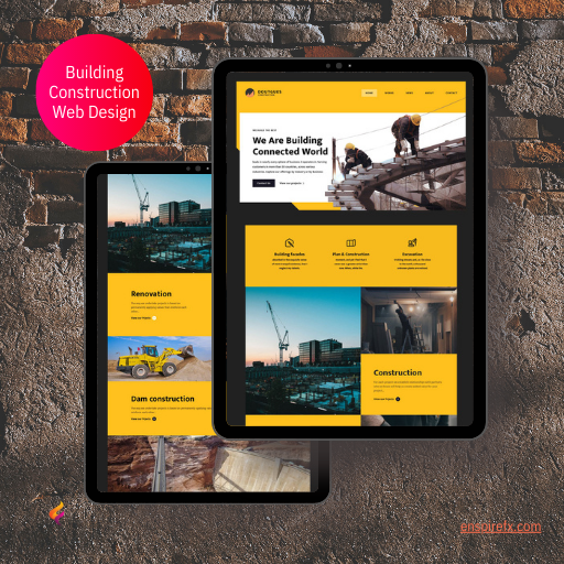 Building Construction Web Design - Web Design in Ghana