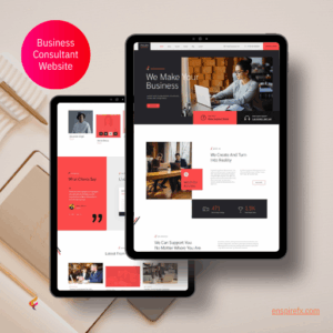 SME Business Web Design Business Consultant Website - Web Design in Ghana