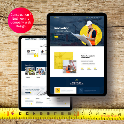 Construction _ Engineering Company Web Design - Web Design in Ghana