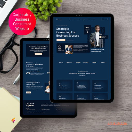 Corporate _ Business Consultant Website - Web Design Ghana