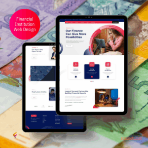 SME Business Web Design Financial Institution Web Design - Web Design Ghana