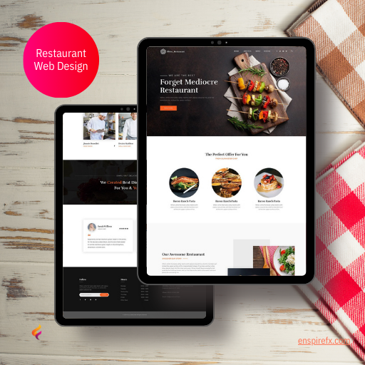 Restaurant Web Design - Web Development Ghana