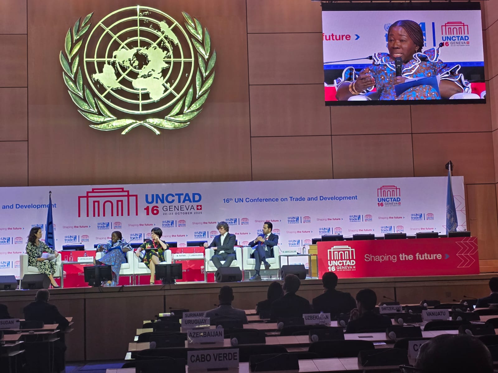 Elizabeth Ofosu-Adjare calls for inclusive and ethical AI governance at UNCTAD XVI in Geneva