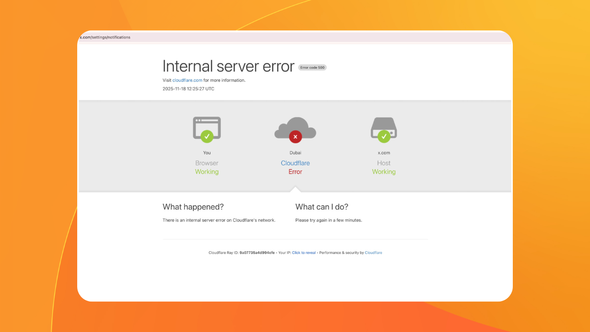Global internet disrupted as Cloudflare suffers major outage Global internet disrupted as Cloudflare suffers major outage