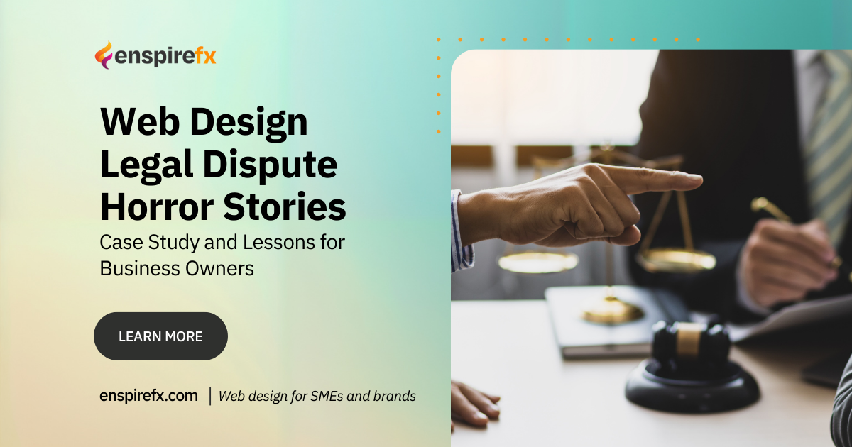 Web Design Legal Dispute Horror Stories and Lessons for Business Owners