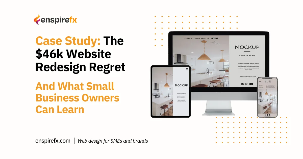 The $46k Website Redesign Regret And What Small Business Owners Can Learn