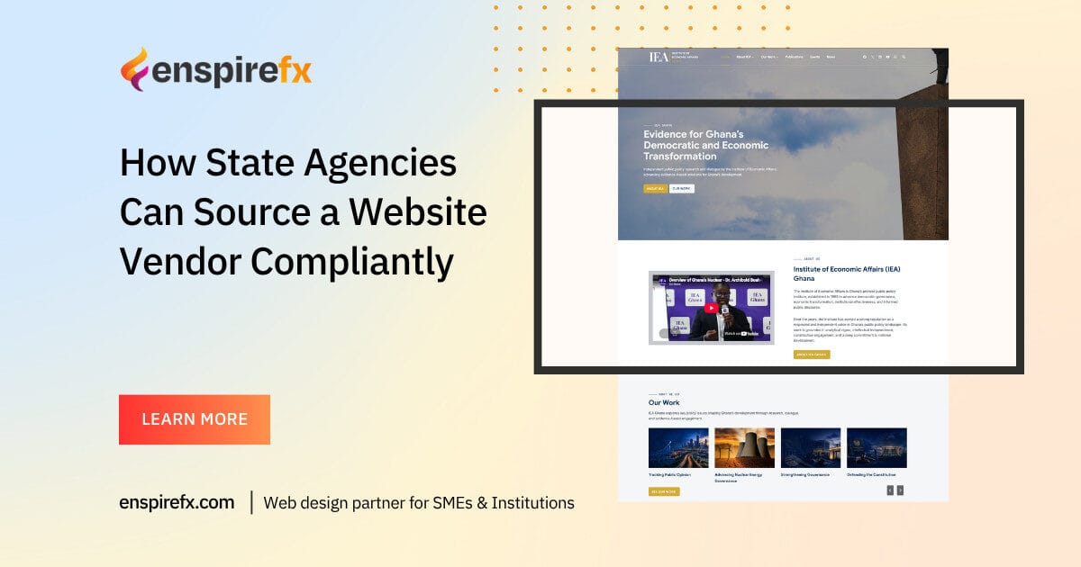Public Procurement 101: How State Agencies Can Source a Website Vendor Compliantly – EnspireFX How State Agencies Can Source a Website Vendor Compliantly