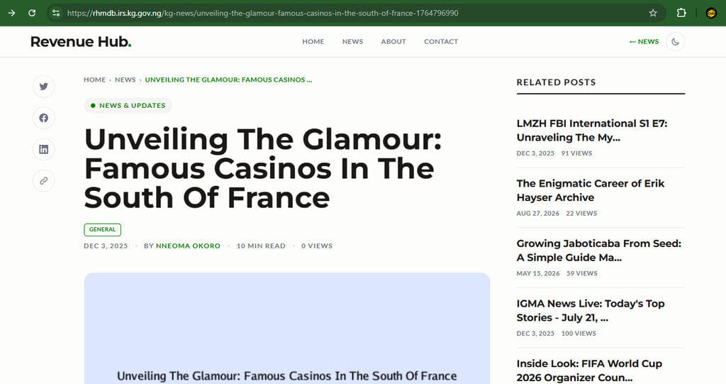 Gambling Content Surfaces on Official Website of Nigeria's Electoral Commission – EnspireFX Websites Gambling Content Surfaces on Official Website of Nigeria's Electoral Commission – EnspireFX Websites